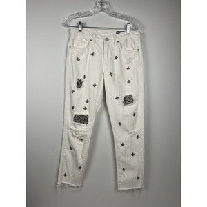 Blank NYC  Women White  Denim Jeans Pants Size 27  Exclusive of Decoration